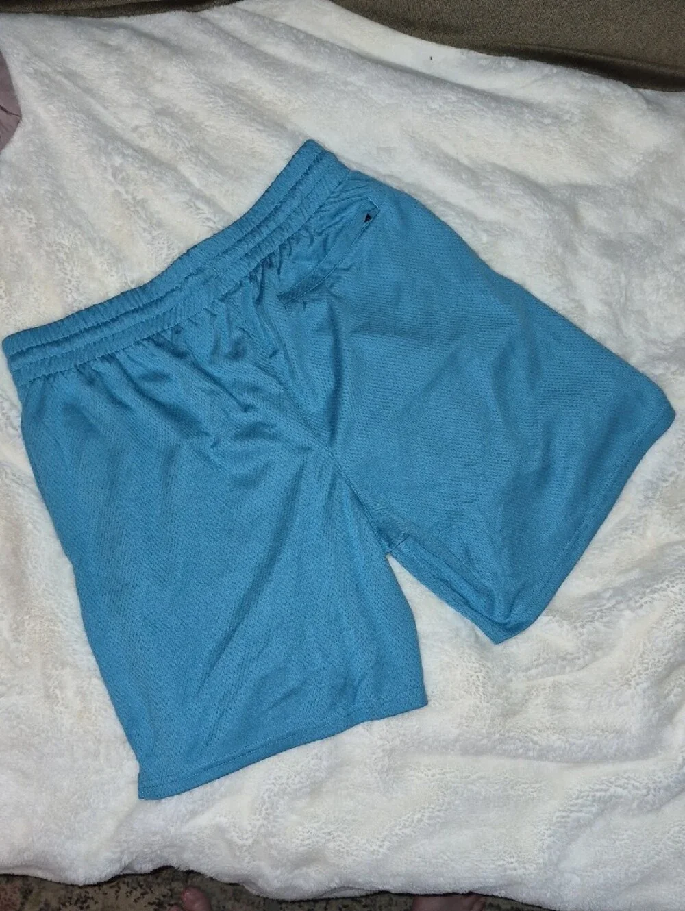 Hurley Men's Athletic Mesh Shorts in Aqua Teal